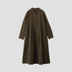 STIFF COTTON POPLIN DRESS