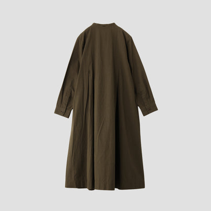 STIFF COTTON POPLIN DRESS