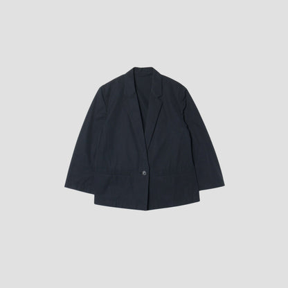 WASHED YARN DYE POPLIN JACKET