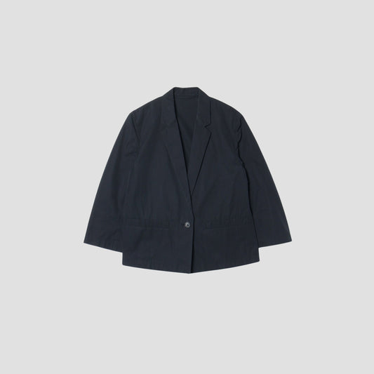 WASHED YARN DYE POPLIN JACKET