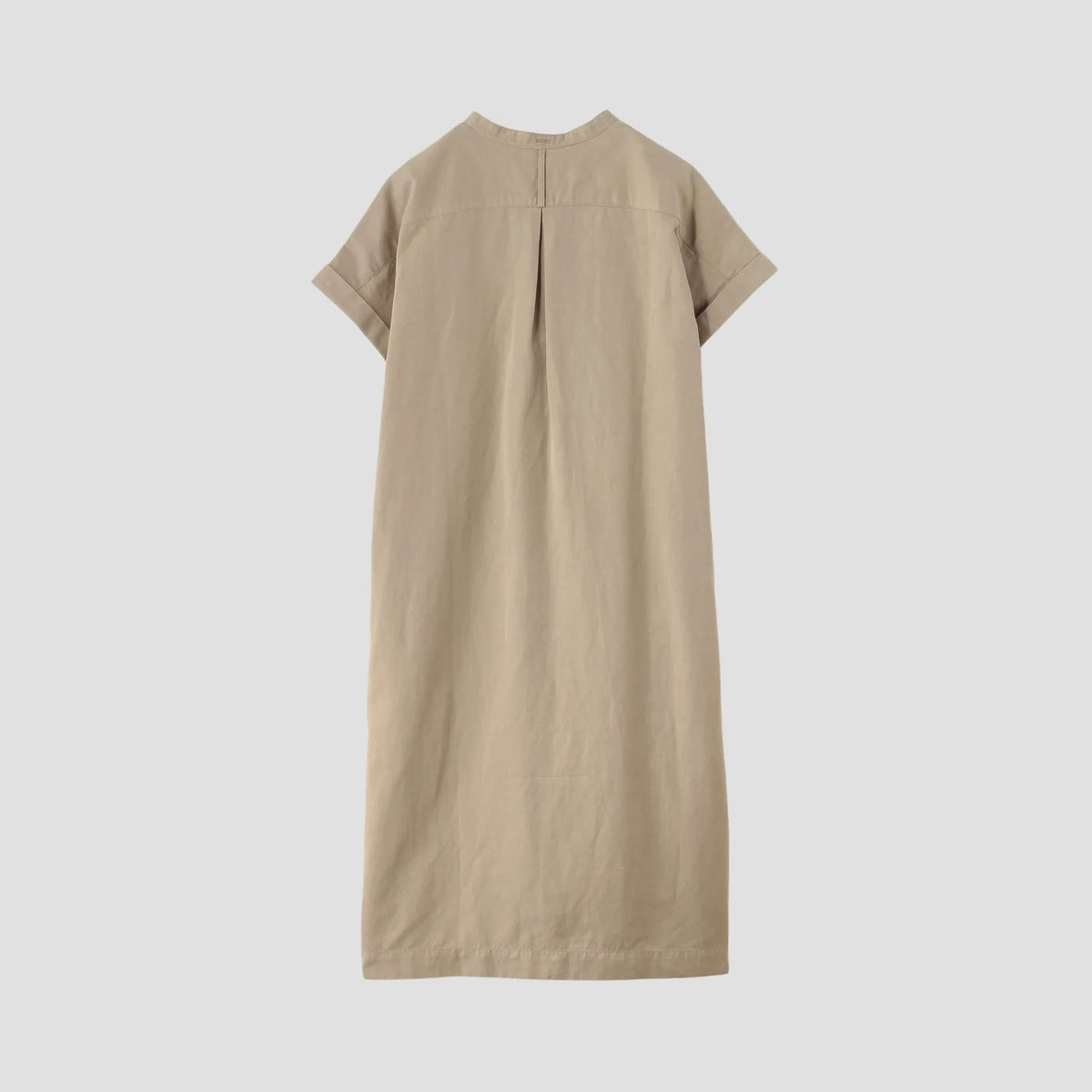 COTTON LINEN TWILL DRESS
