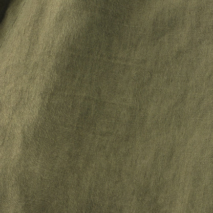 COATED LINEN PLAINWEAVE TROUSERS