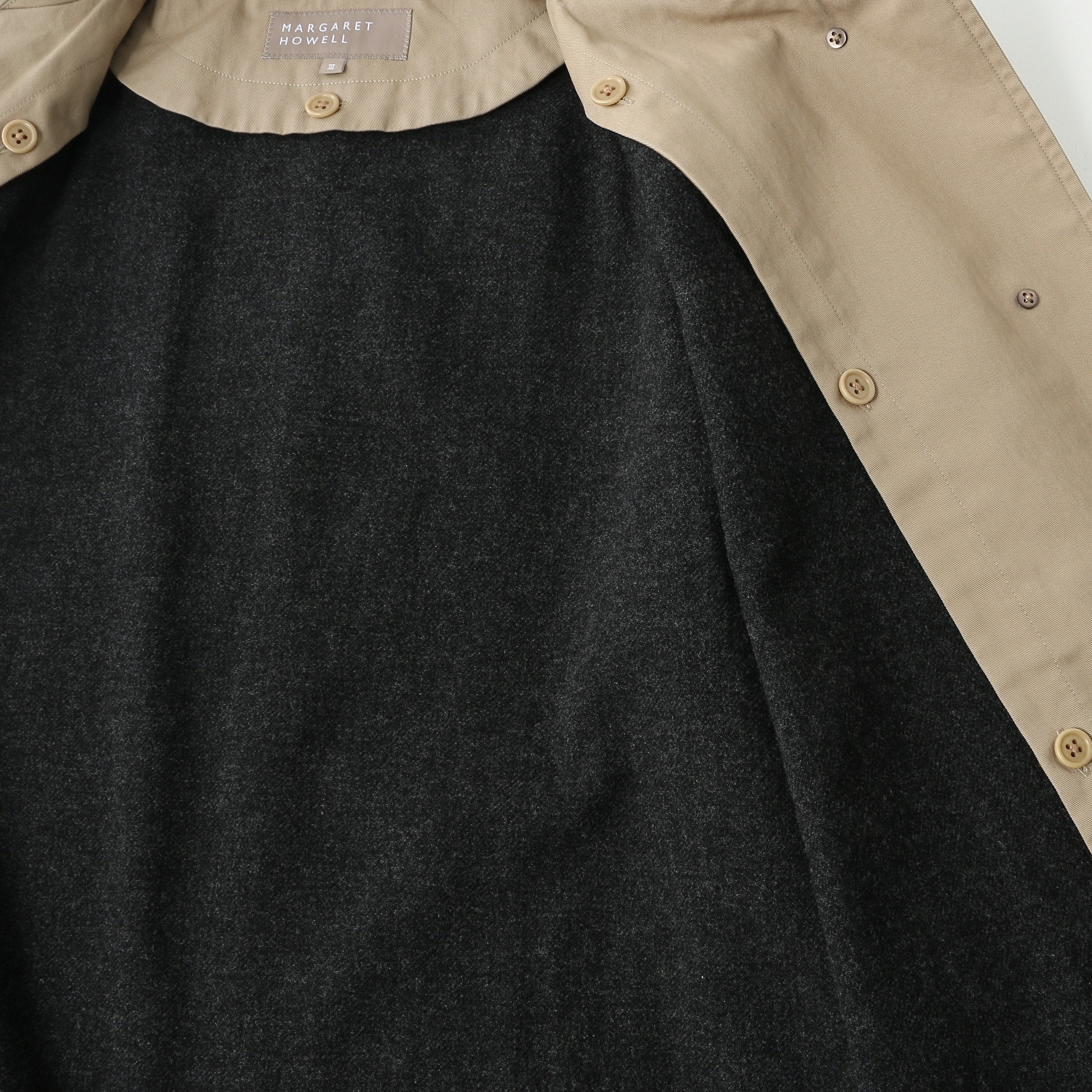 MARGARET HOWELL | COMPACT COTTON GABARDINE COAT | コート – ReLIKE