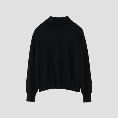 FINE WOOL TURTLE NECK KNIT