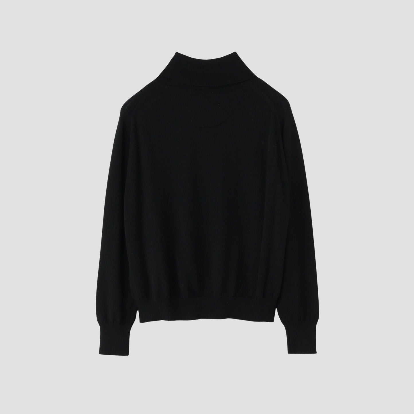FINE WOOL TURTLE NECK KNIT