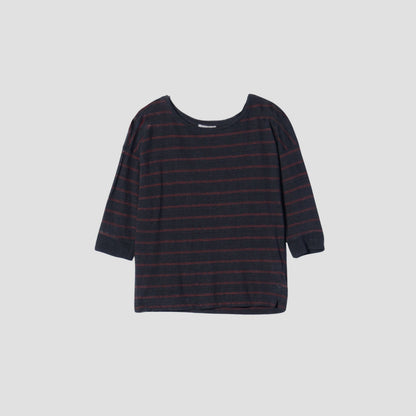 LINEN STRIPE JERSEY