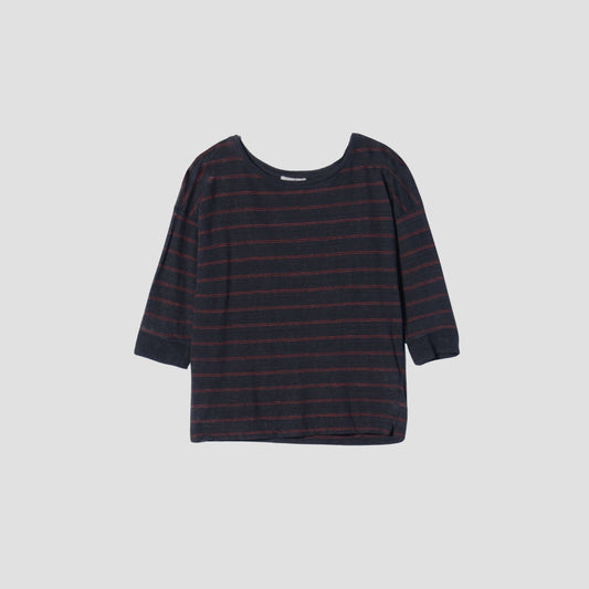 LINEN STRIPE JERSEY