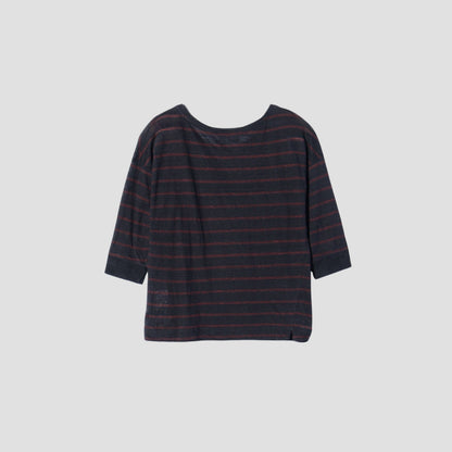 LINEN STRIPE JERSEY