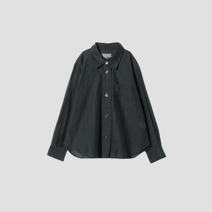 SHEER COTTON SILK SHIRT