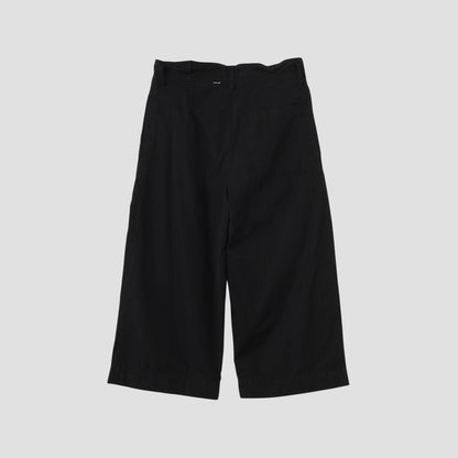 COTTON RAMIE TOUGH POPLIN TROUSERS