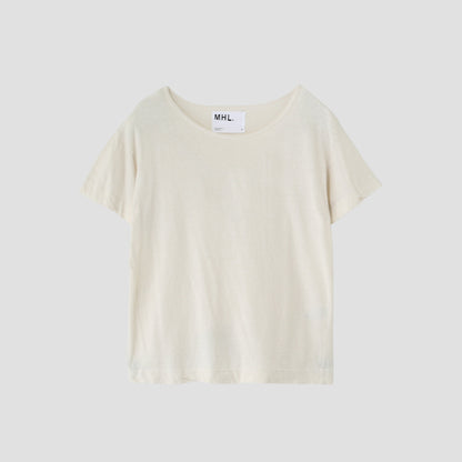 GARMENT DYE COTTON SLUB JERSEY