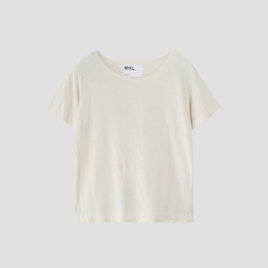 GARMENT DYE COTTON SLUB JERSEY