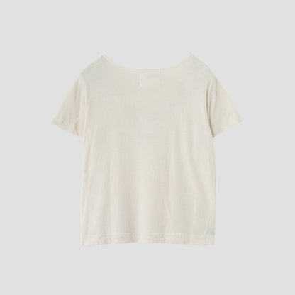GARMENT DYE COTTON SLUB JERSEY