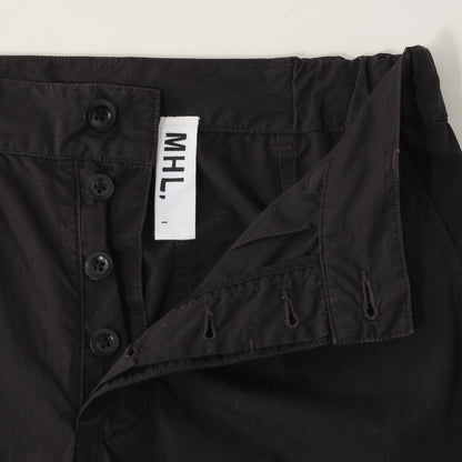 COMPACT TOUGH COTTON POPLIN TROUSERS