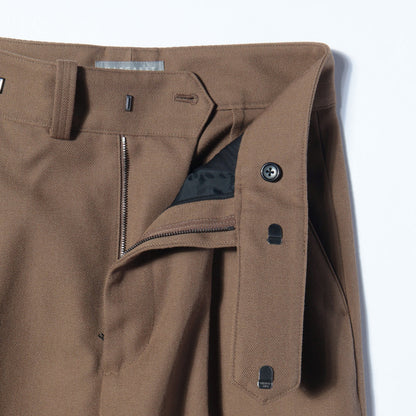WOOL GABARDINE TROUSERS