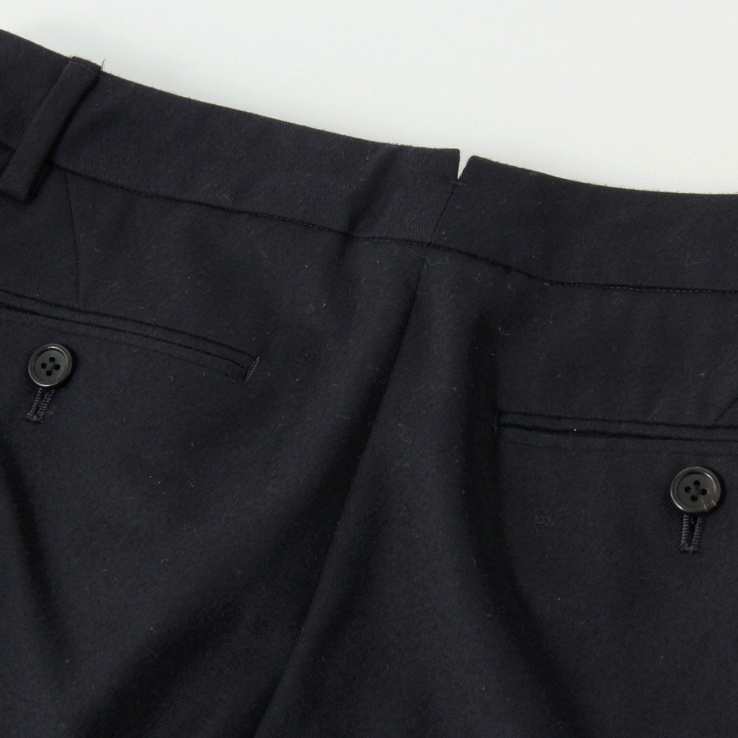 FINE WOOL FLANNEL TROUSERS