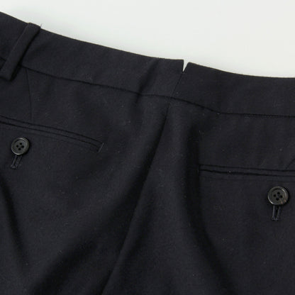FINE WOOL FLANNEL TROUSERS
