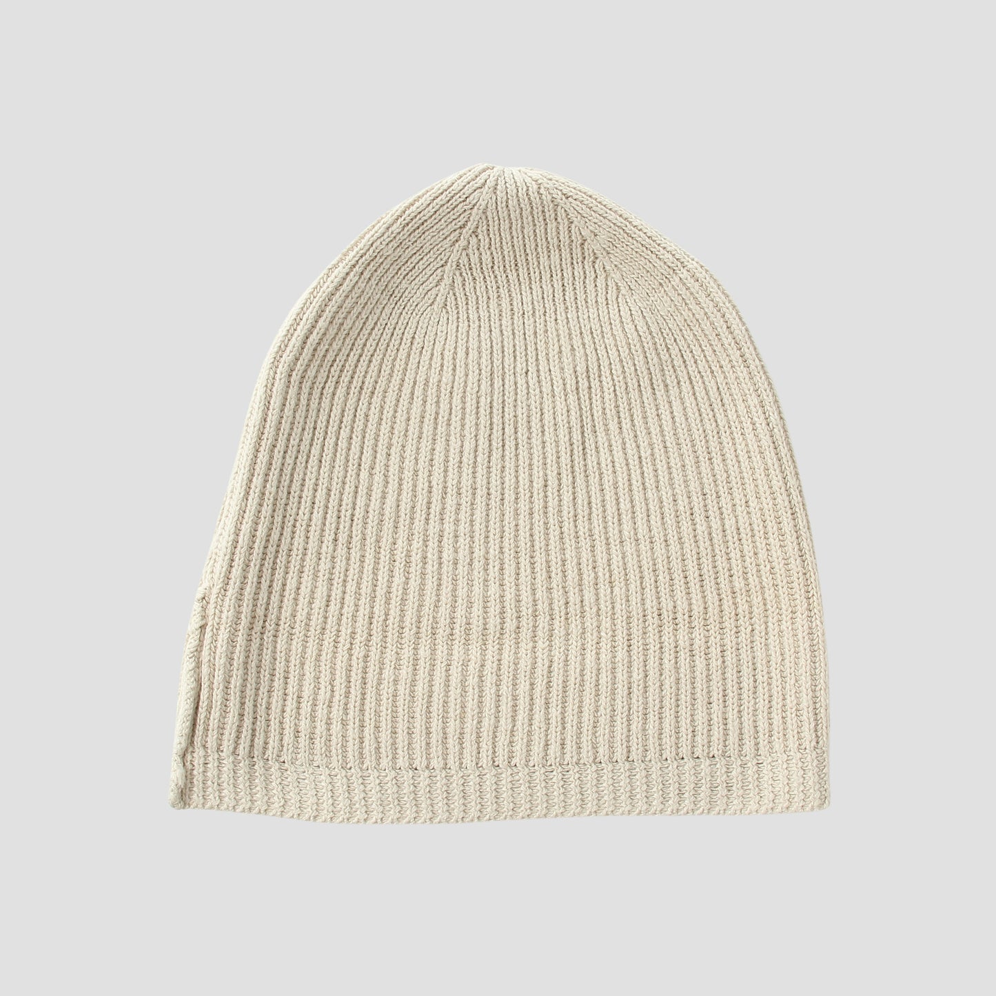 COTTON LINEN BEANIE HAT