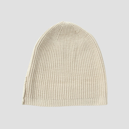 COTTON LINEN BEANIE HAT
