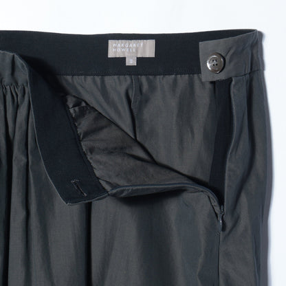 HIGH TWIST COTTON CHAMBRAY SKIRT