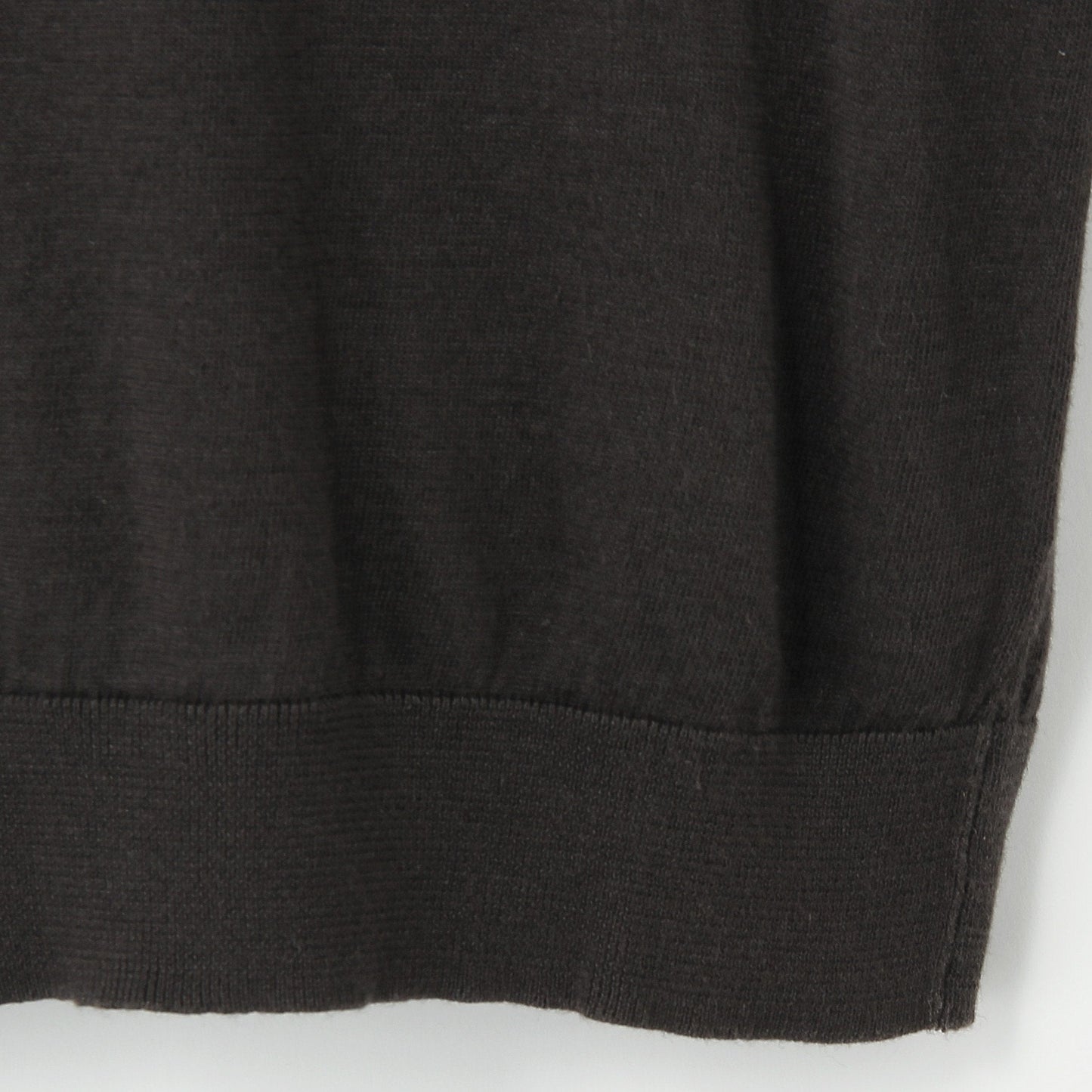 RAMIE COTTON DEEP RIB T SHIRT KNIT