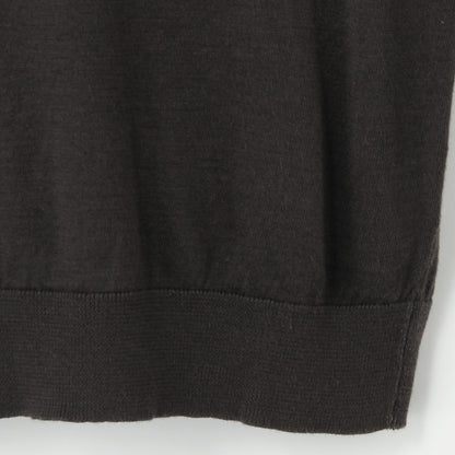 RAMIE COTTON DEEP RIB T SHIRT KNIT