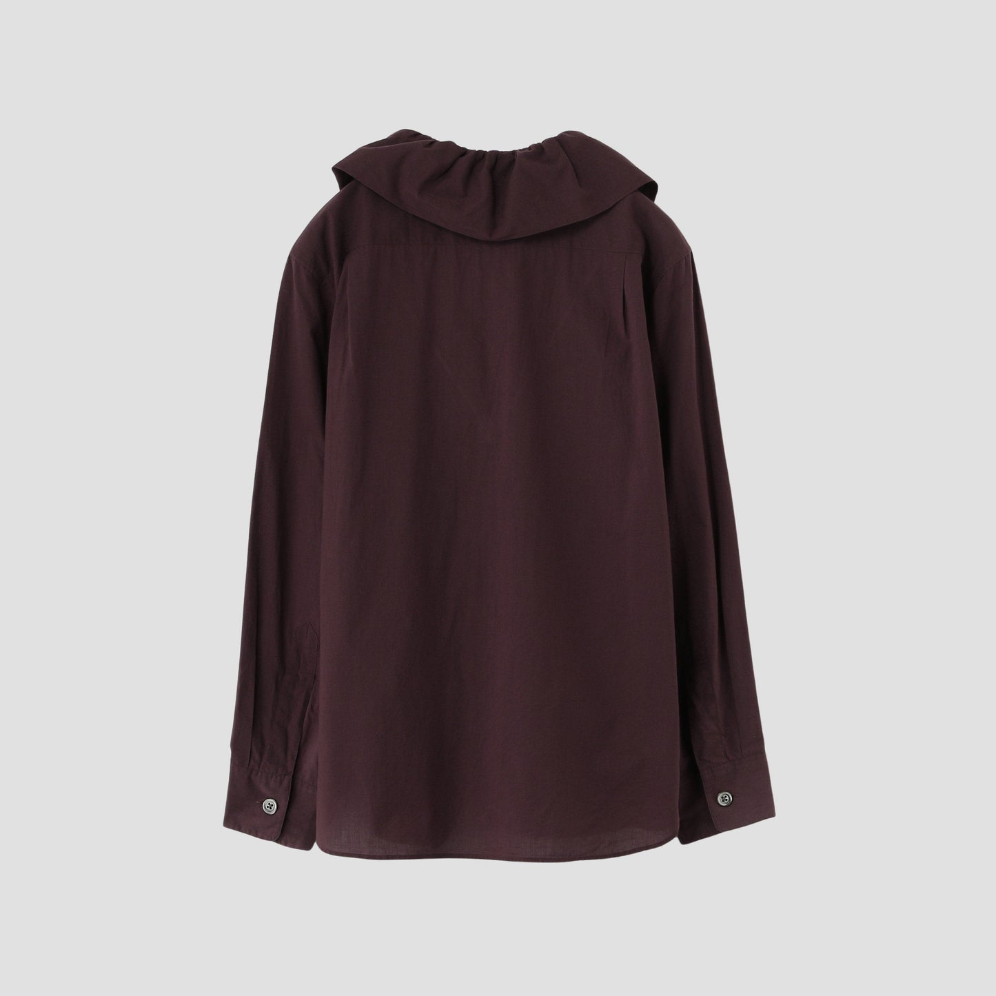 PIECE DYED WASHED COTTON SHIRT