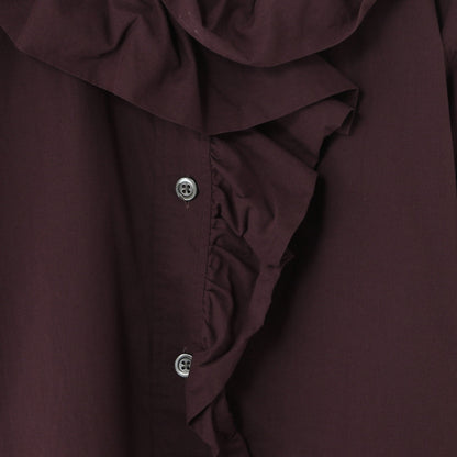 PIECE DYED WASHED COTTON SHIRT