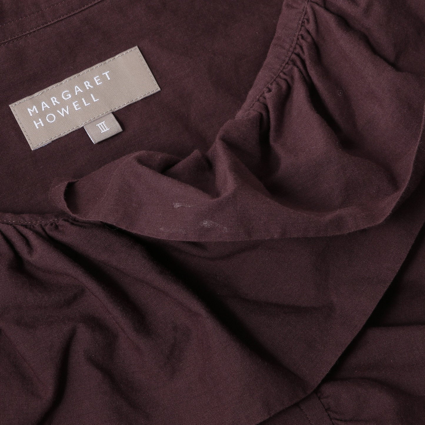 PIECE DYED WASHED COTTON SHIRT