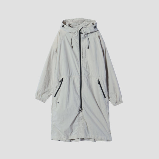 LIGHTWEIGHT NYLON POPLIN COAT
