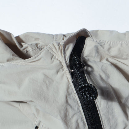LIGHTWEIGHT NYLON POPLIN COAT