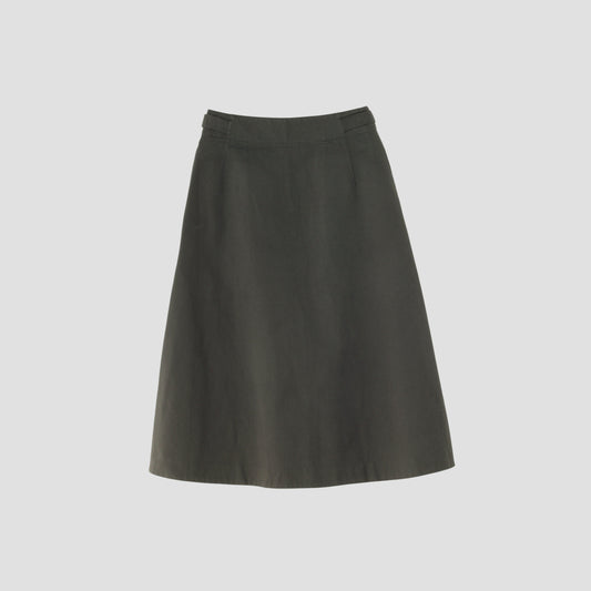 COTTON TWILL SKIRT