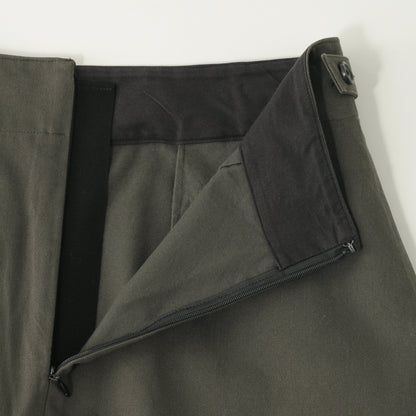 COTTON TWILL SKIRT