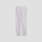 SILK COTTON POPLIN TROUSERS