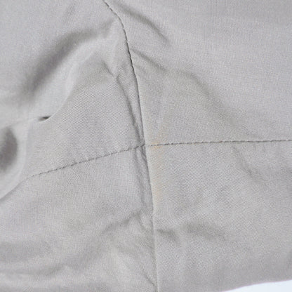 SILK COTTON POPLIN TROUSERS