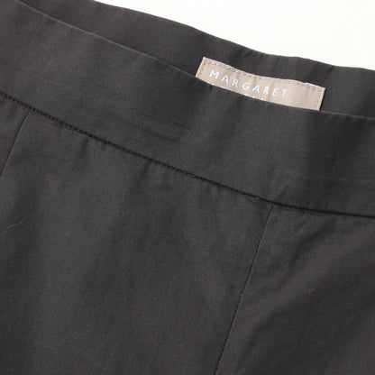 WASHED YARN DYE POPLIN TROUSERS