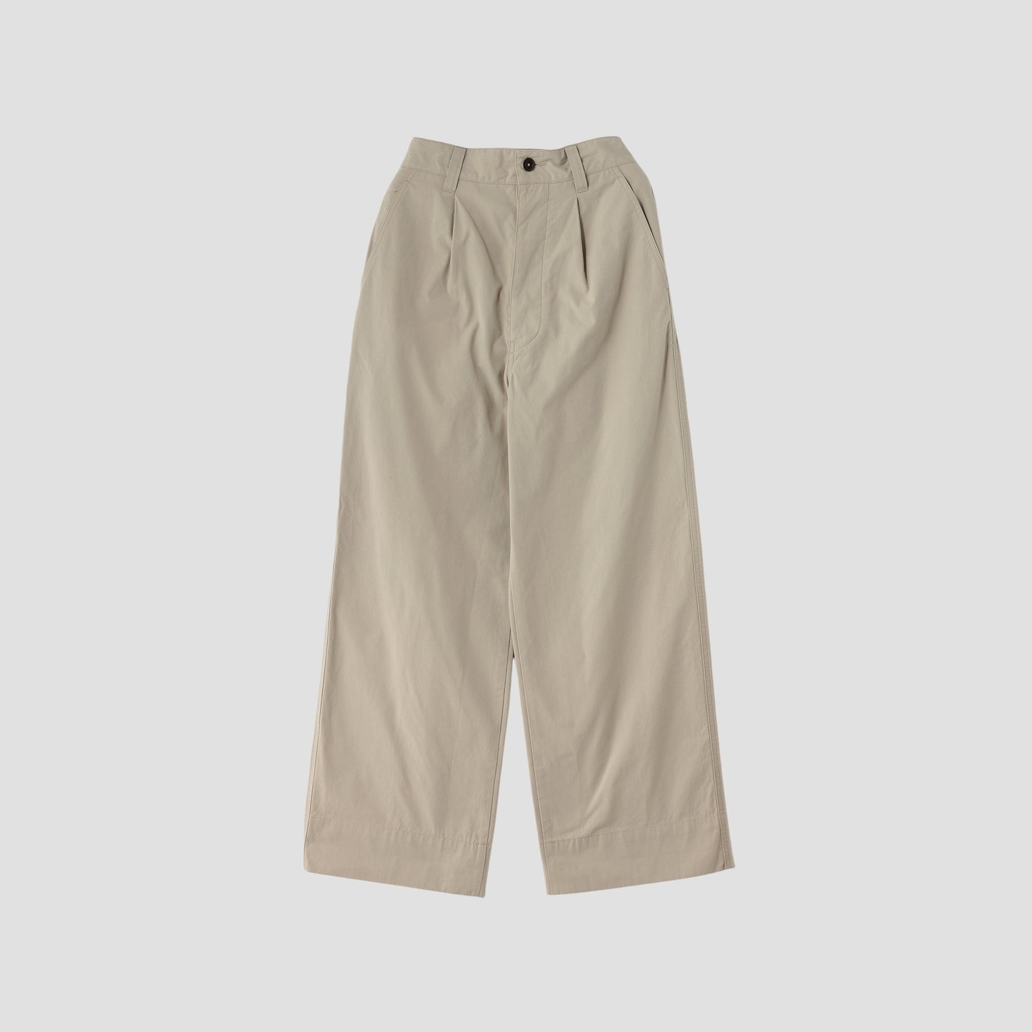 VINTAGE COTTON PLAINWEAVE TROUSERS