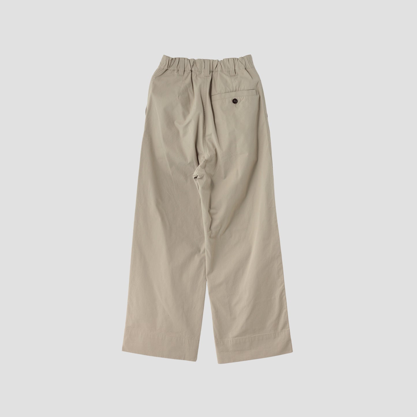 VINTAGE COTTON PLAINWEAVE TROUSERS