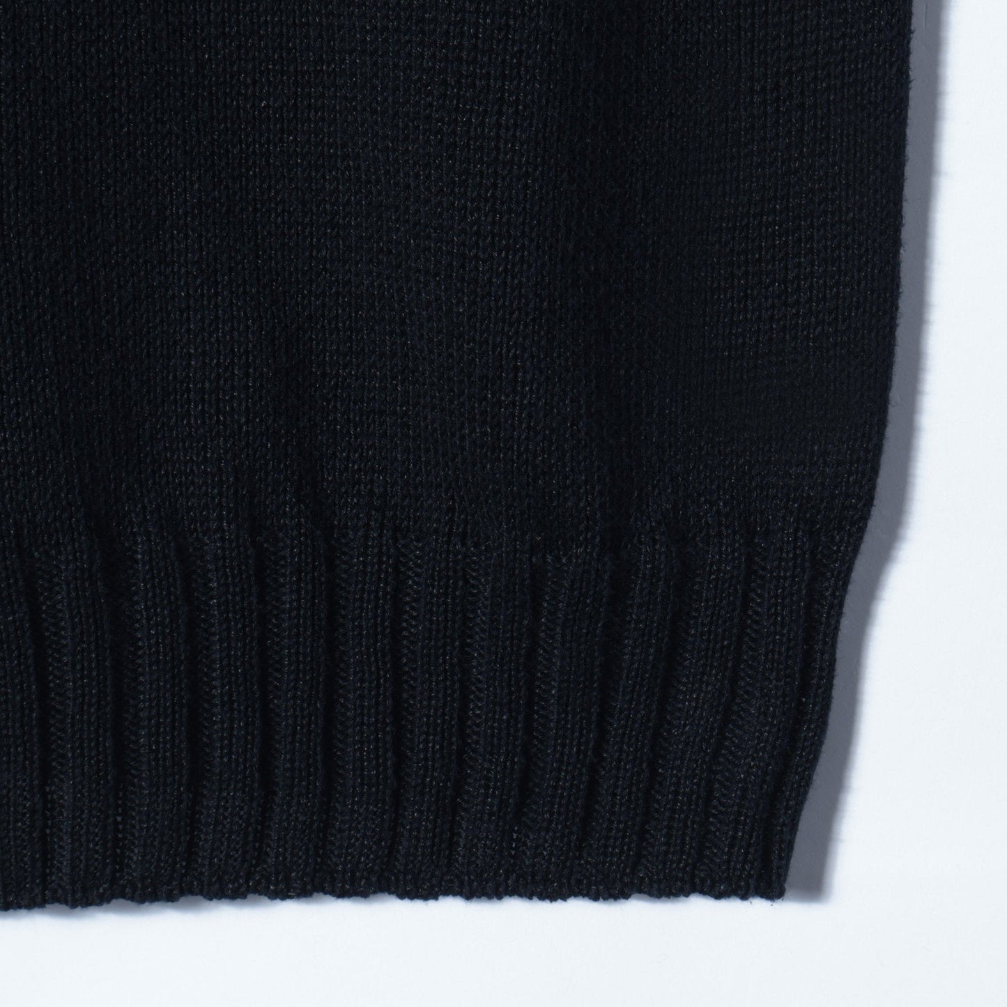 LINEN COTTON WIDE ROLL NECK KNIT