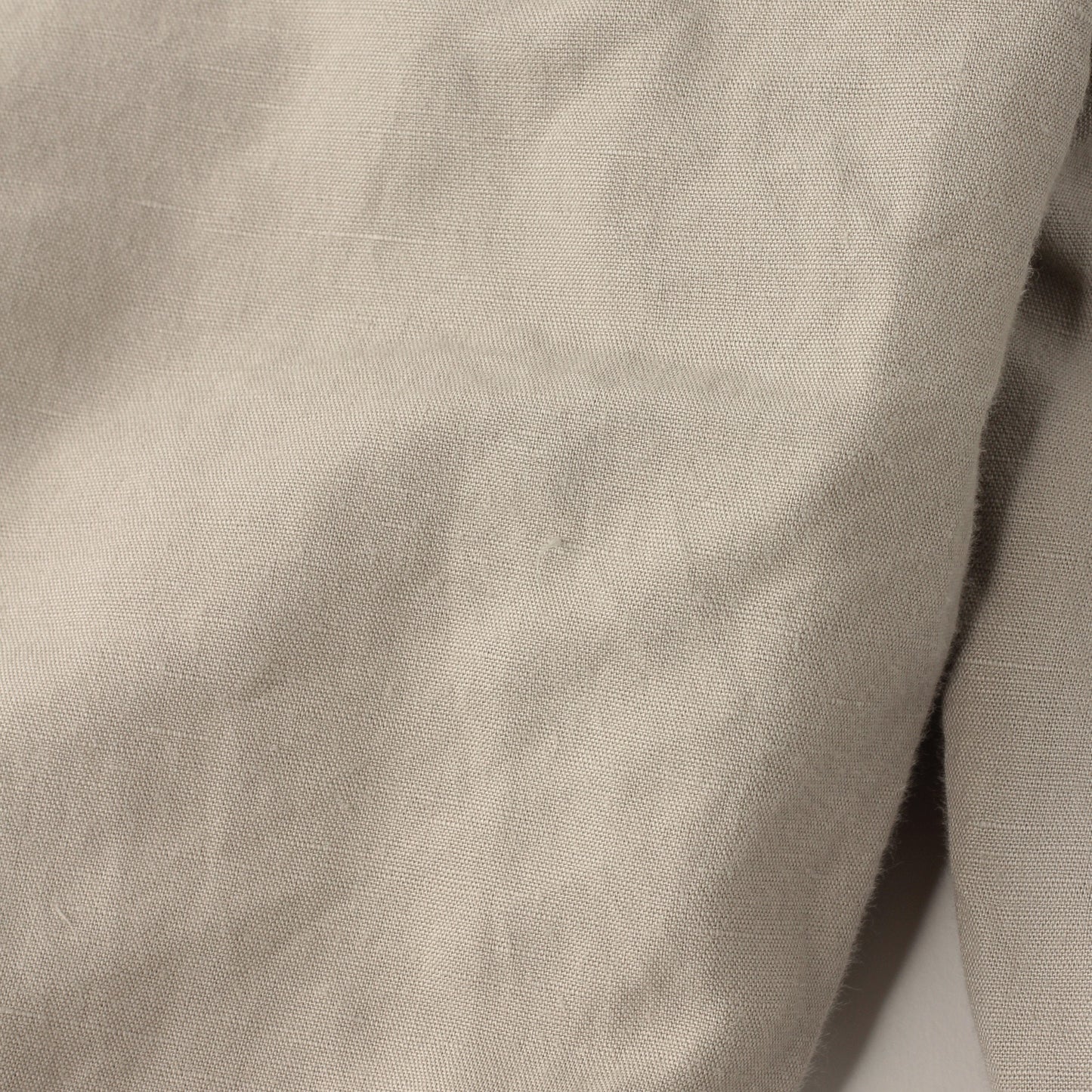 PLAIN WEAVE COTTON LINEN TROUSERS