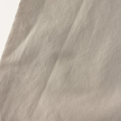 PLAIN WEAVE COTTON LINEN TROUSERS