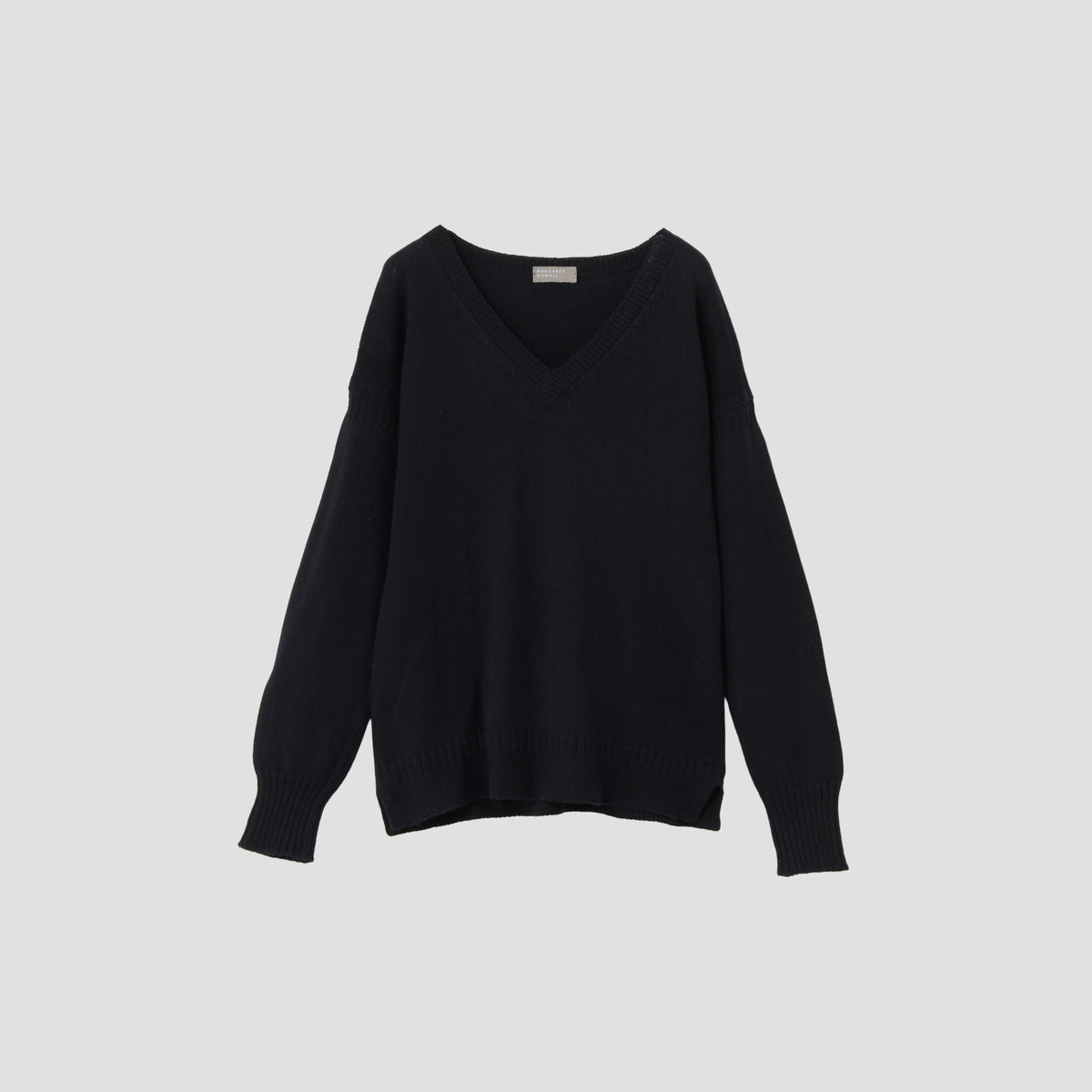 V NECK GUERNSEY KNIT