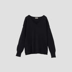 V NECK GUERNSEY KNIT