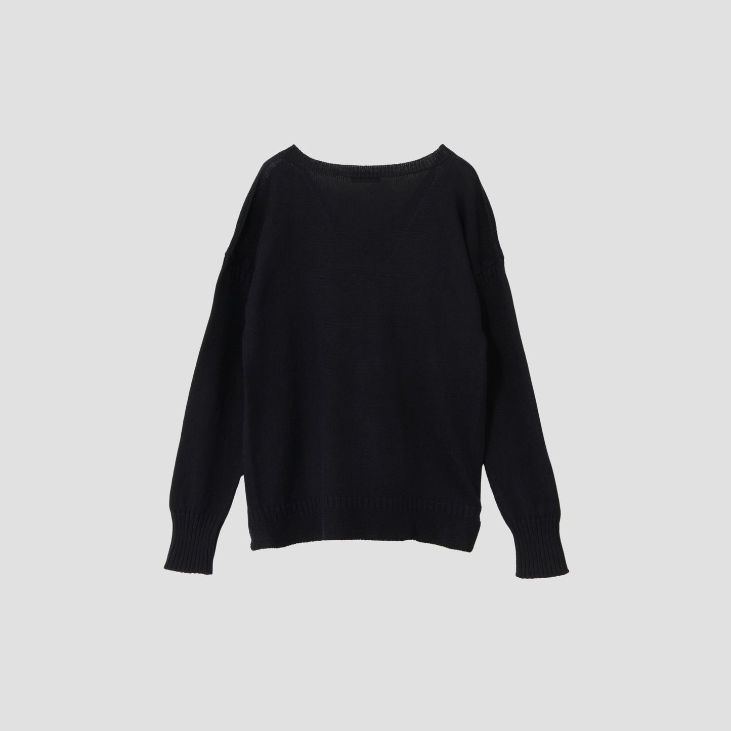 V NECK GUERNSEY KNIT