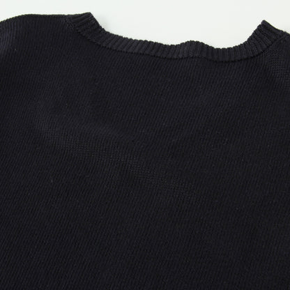 V NECK GUERNSEY KNIT