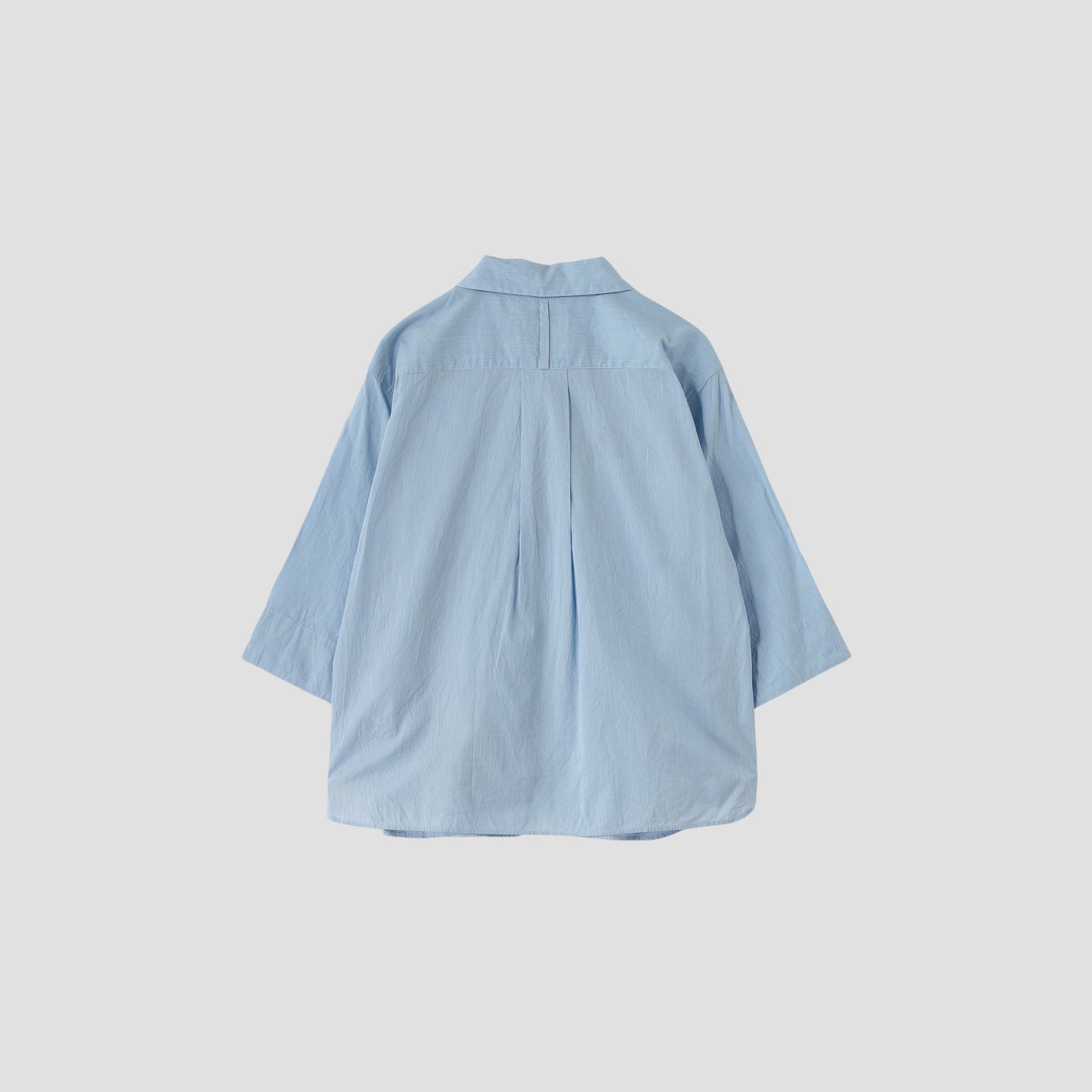 FINE STRIPE COTTON SILK SHIRT
