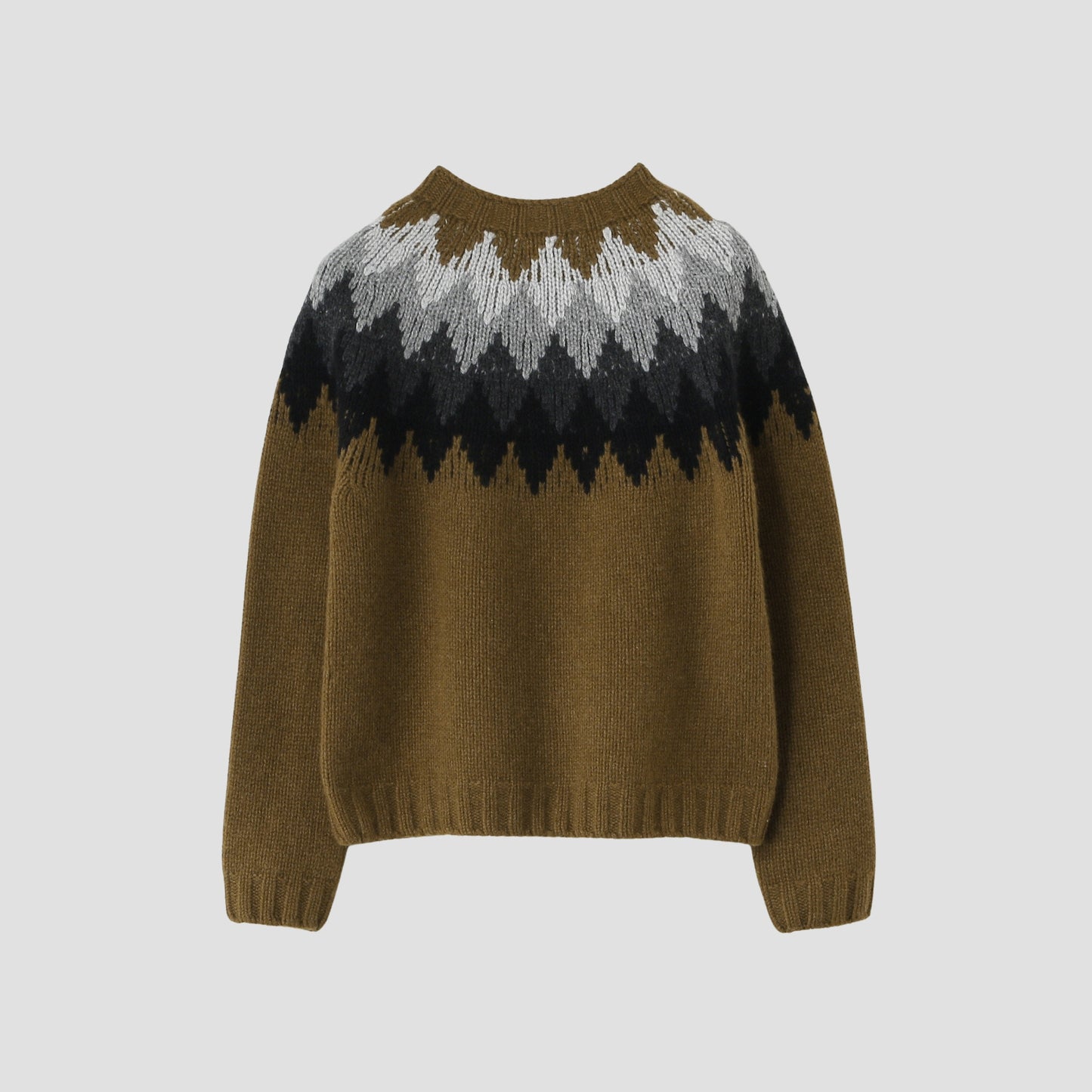 DIAMOND FAIRISLE JUMPER KNIT