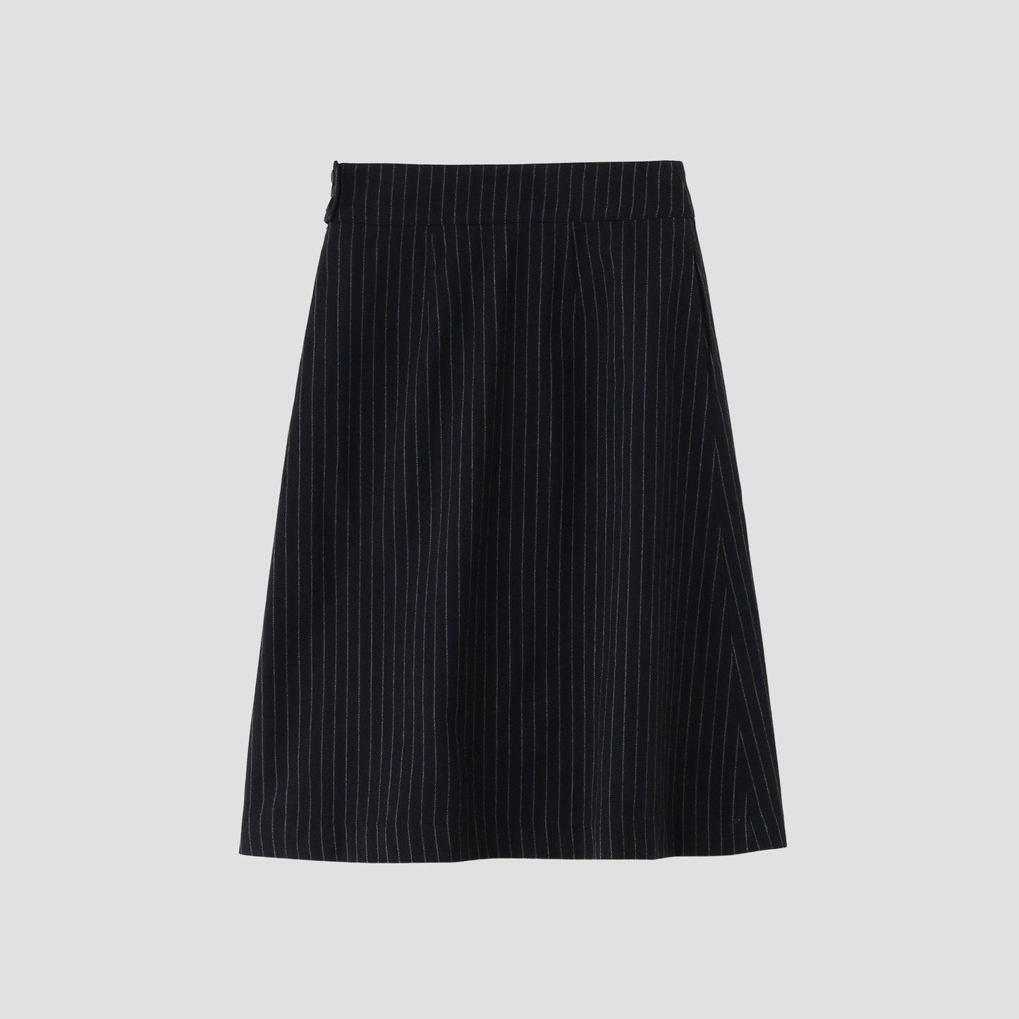 BROKEN STRIPE WOOL SKIRT