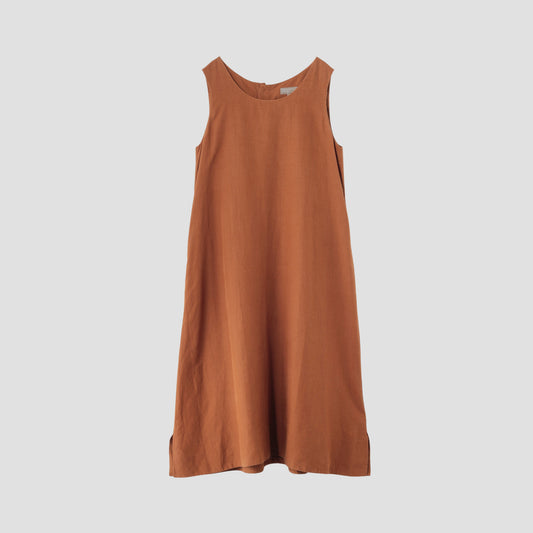 DENSE FINE LINEN DRESS