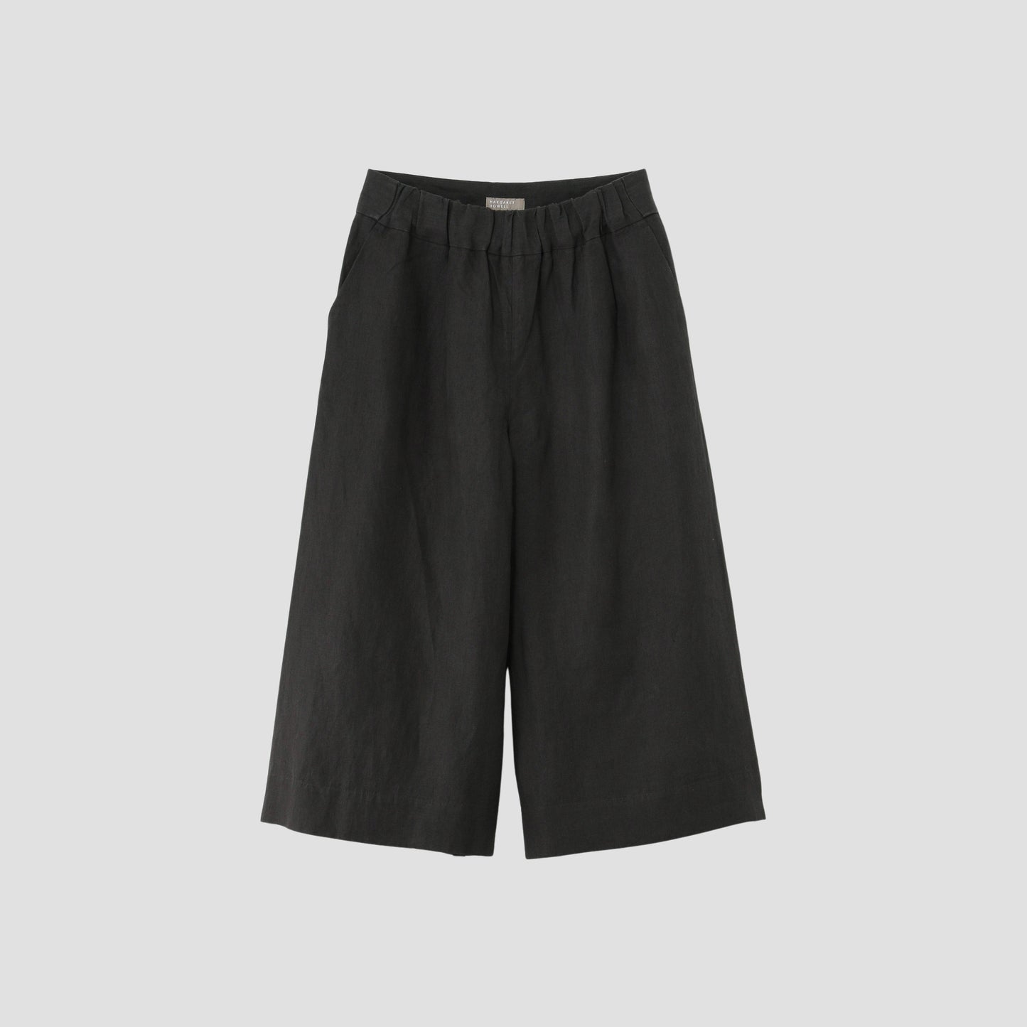 COATED LINEN PLAINWEAVE TROUSERS